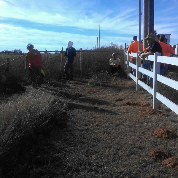 Our contractors and employees worked on a warm January day to get a new line hooked up to a customer to bring them ultra-fast internet.